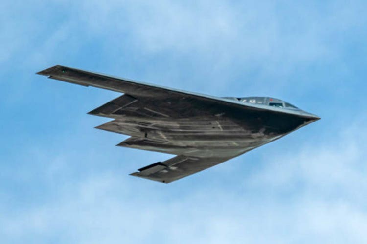 B-2 Stealth Bomber in Flight