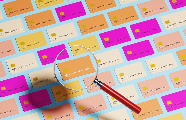 Credit cards under the loop