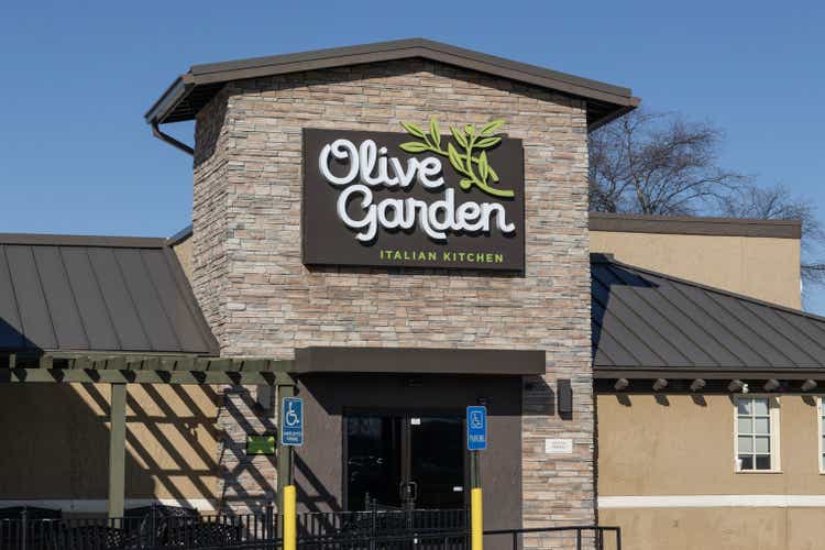 Olive Garden Italian Kitchen. Olive Garden is a division of Darden Restaurants.