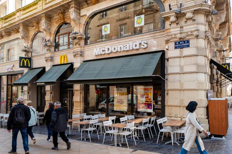 McDonald"s Restaurant in Bordeaux, France