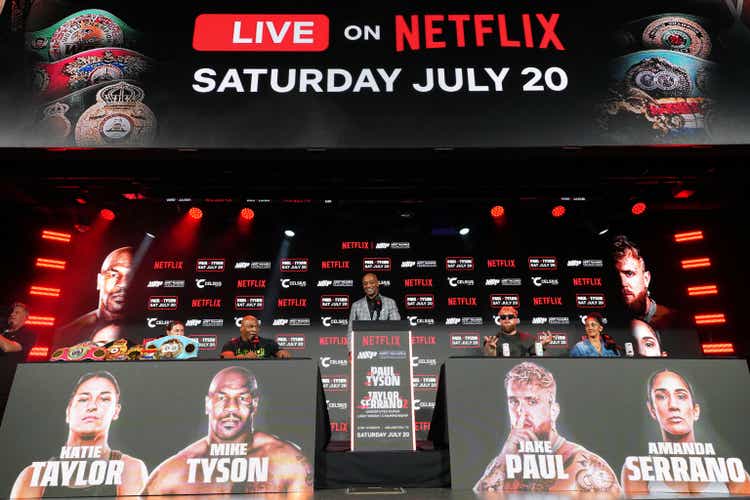 Jake Paul vs. Mike Tyson Boxing Match Arlington Press Conference