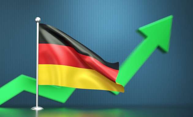 Success Arrow And German Flag