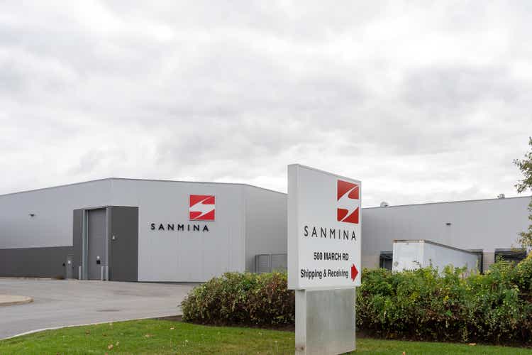 Sanmina’s facility on March Road in Ottawa, ON, Canada