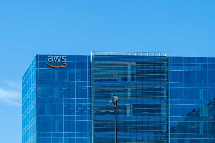 aws (Amazon Web Services) office in Houston, Texas, USA.