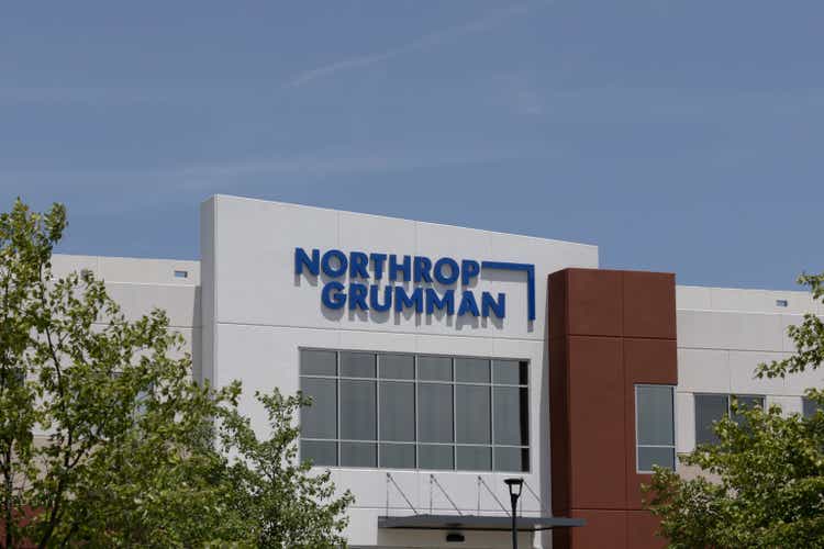 Northrop Grumman manufacturing center. Northrop Grumman produces advanced aerospace and defense composite structures.