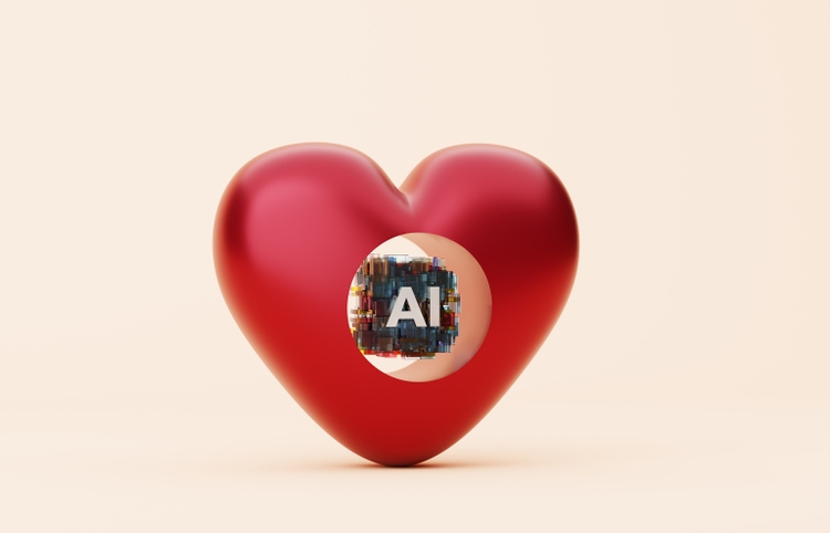 AI love concept