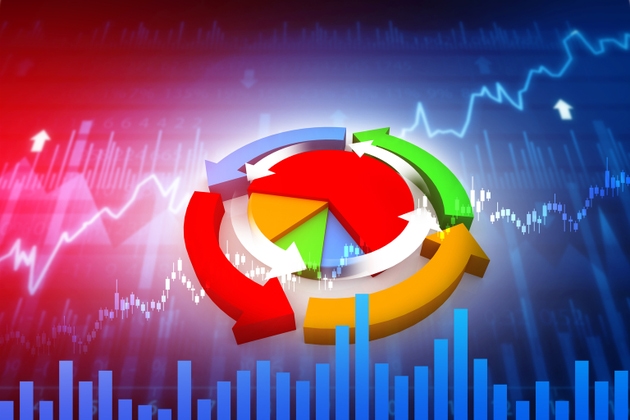 Stock market graph forex trading
