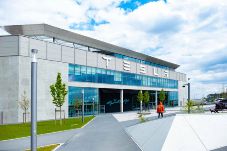 Gigafactory Berlin-Brandenburg Tesla, Automotive industry manufacturing location in Europe, sustainable and efficient facility yet, Berlin, Germany - April 26, 2024