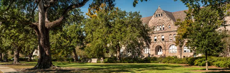 New Orleans Louisiana Tulane University panorama