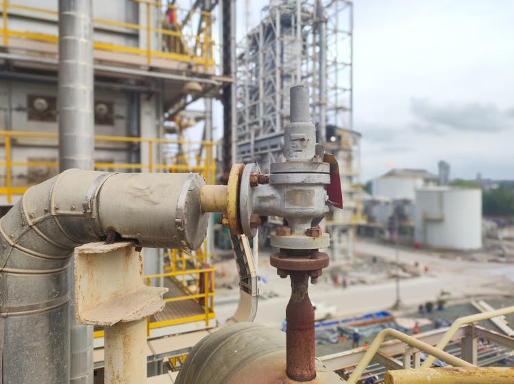 selective focus to A Pressure Safety Valve (PSV) is a type of valve used to quickly release gasses from equipment in order to avoid over pressurization and potential process safety incidents