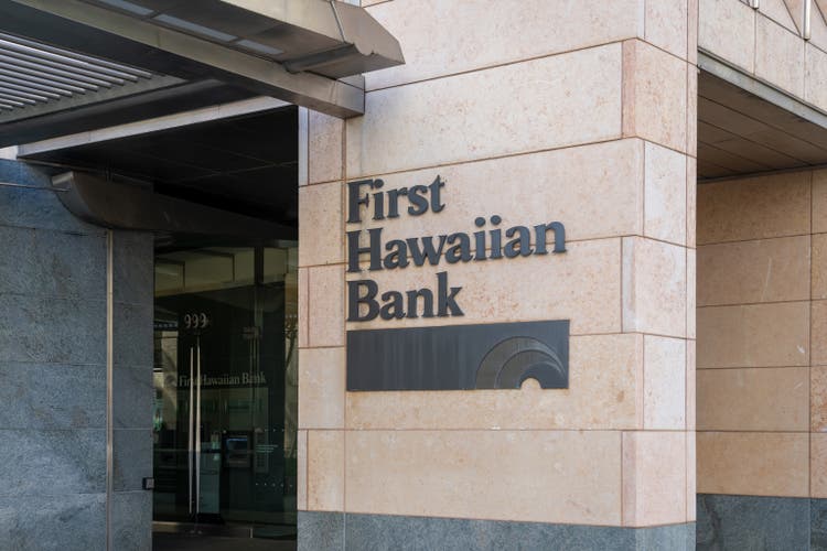 A First Hawaiian Bank branch in Waikiki, Hawaii.