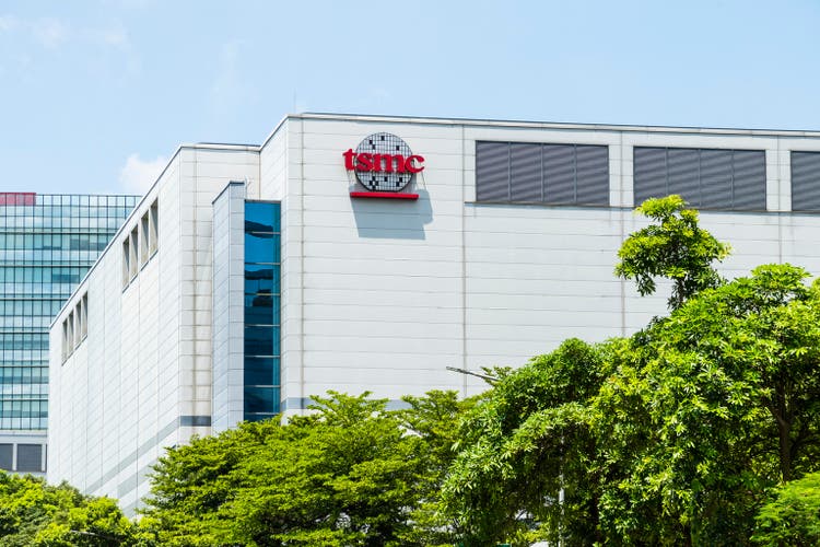 The Taiwan Semiconductor Manufacturing Company (TSMC) plant.