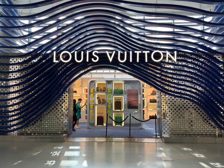 Louis Vuitton store at Shanghai Hongqiao International Airport