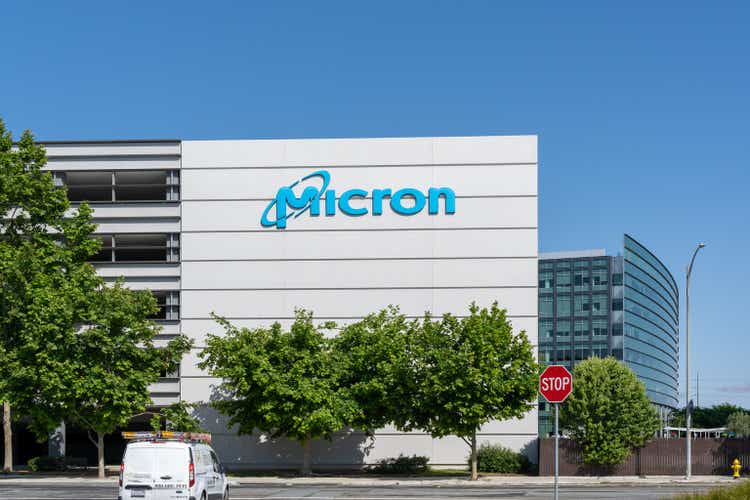 Micron Technology office building in Silicon Valley, San Jose, CA, USA