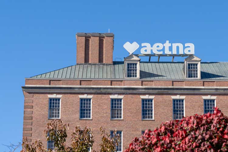 Aetna corporate headquarters in Hartford, Connecticut, USA