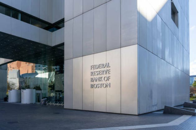 Federal Reserve Bank of Boston building at 600 Atlantic Ave, Boston, MA, USA