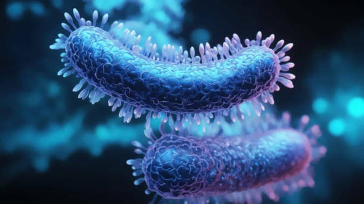 Bacteria medical illustration