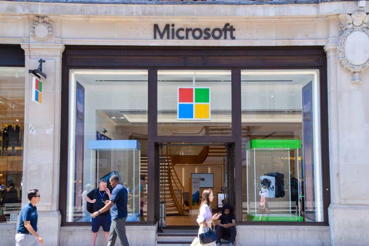 Microsoft store in London, UK