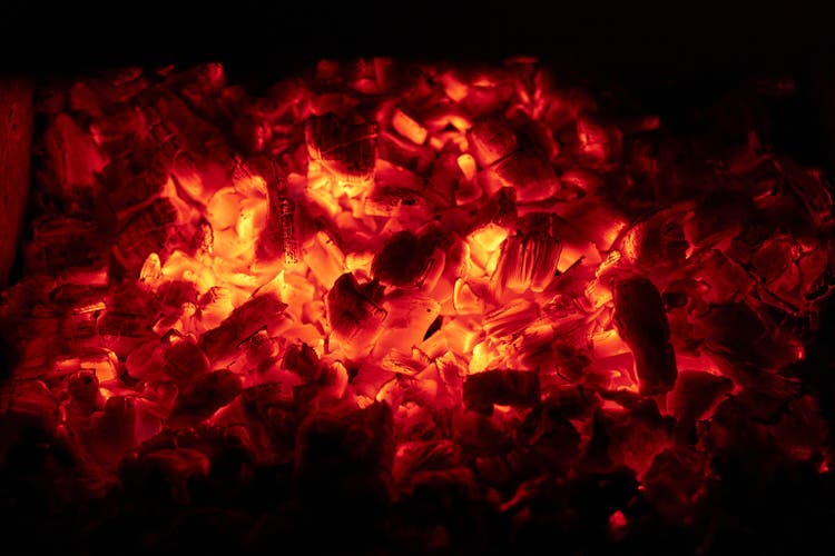 Charcoal fire!
