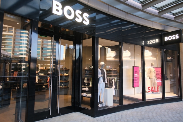 BOSS clothing retail store
