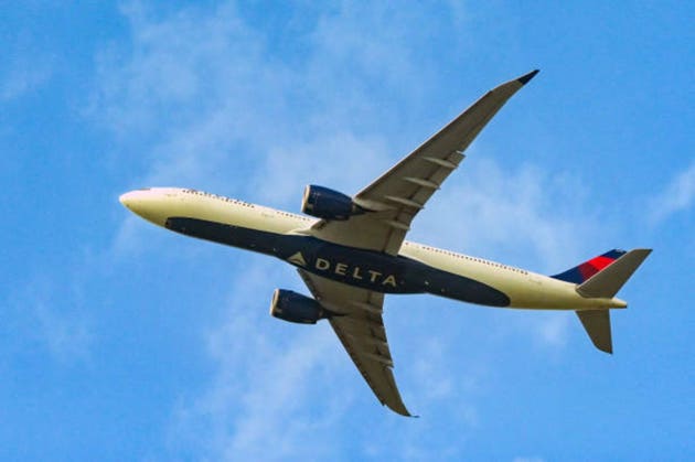 Delta Air Lines Airbus A330 in flight