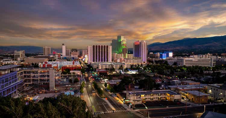 Reno Nevada Skyline