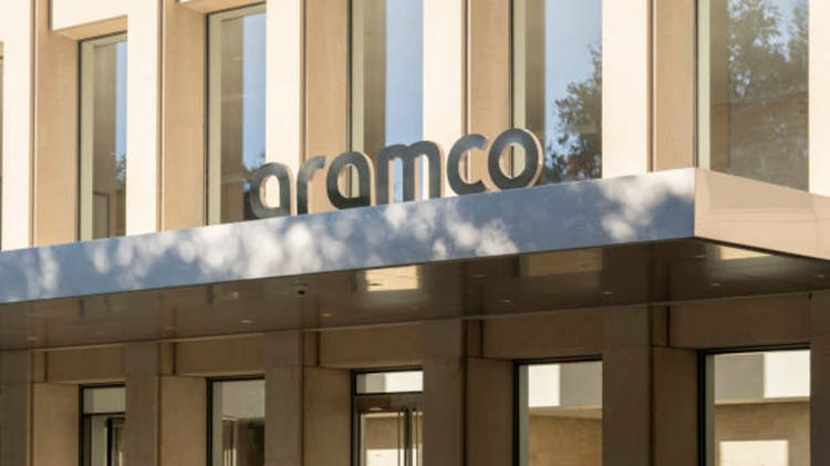 Aramco office building in Houston, Texas, USA.
