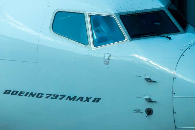 Boeing 737 MAX 8 name sticker