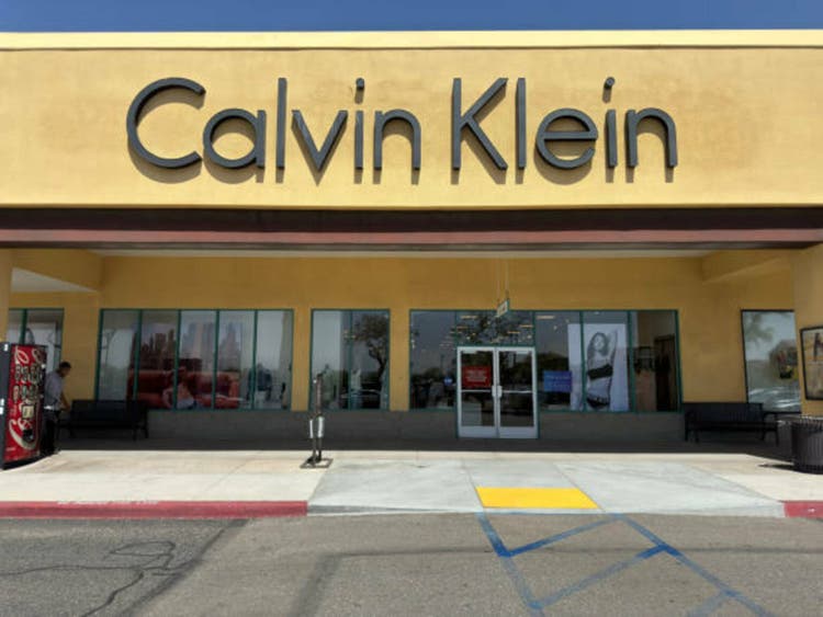 Calvin Klein retail store facade