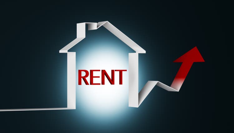 Rising rent concept