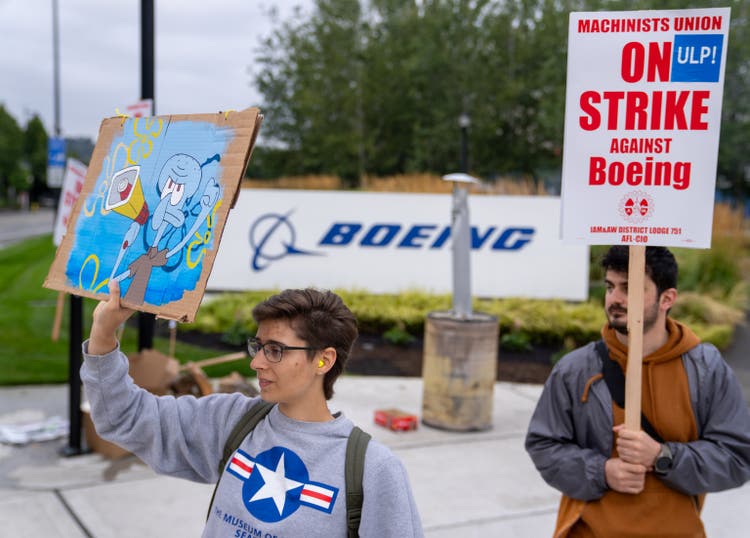 Boeing Machinists Go On Strike After Contract Negotiations Stall