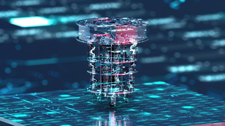 Abstract quantum computer.