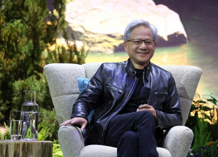 Salesforce CEO Marc Benioff And NVIDIA"s CEO Jensen Huang Speak At Salesforce"s Dreamforce Event