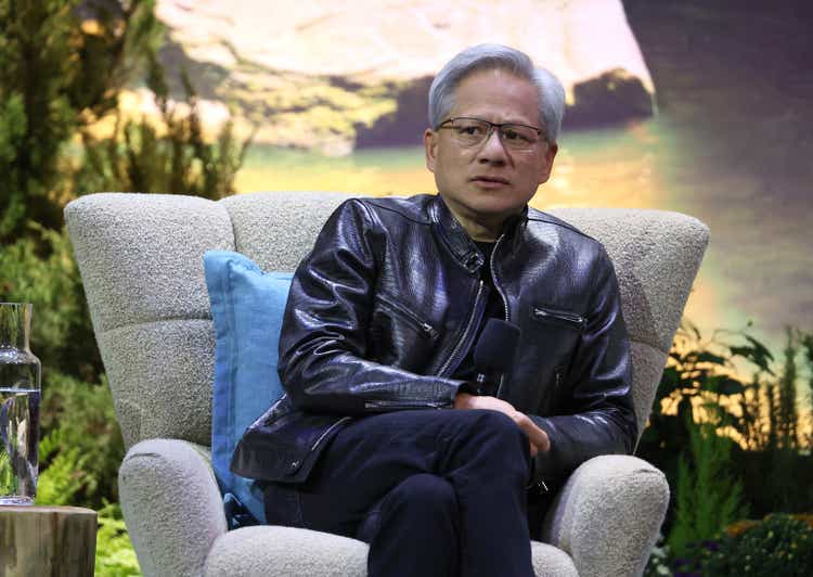 Salesforce CEO Marc Benioff And NVIDIA"s CEO Jensen Huang Speak At Salesforce"s Dreamforce Event