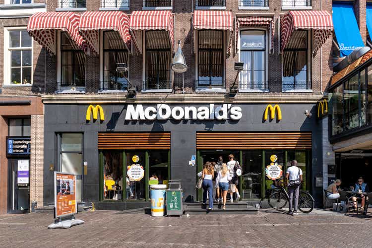 McDonald’s fast food restaurant in Zwolle, Netherlands