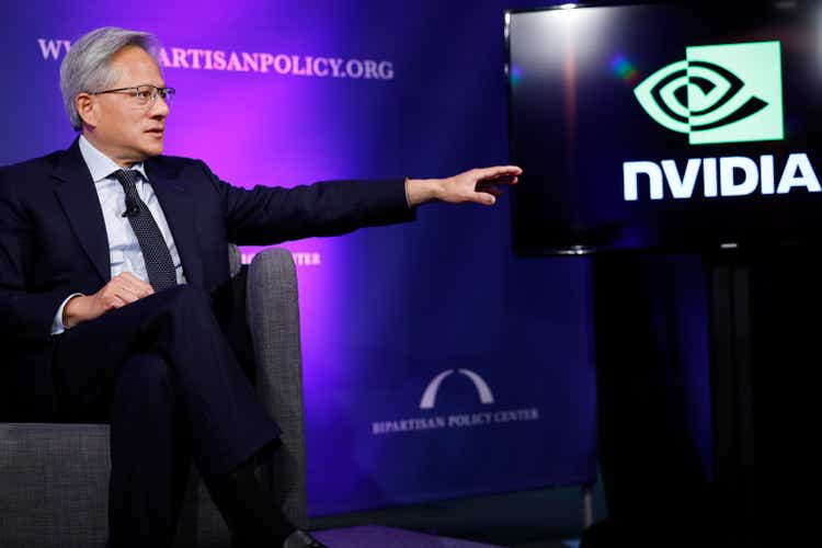 Nvidia CEO Jensen Huang Speaks At The Bipartisan Policy Center