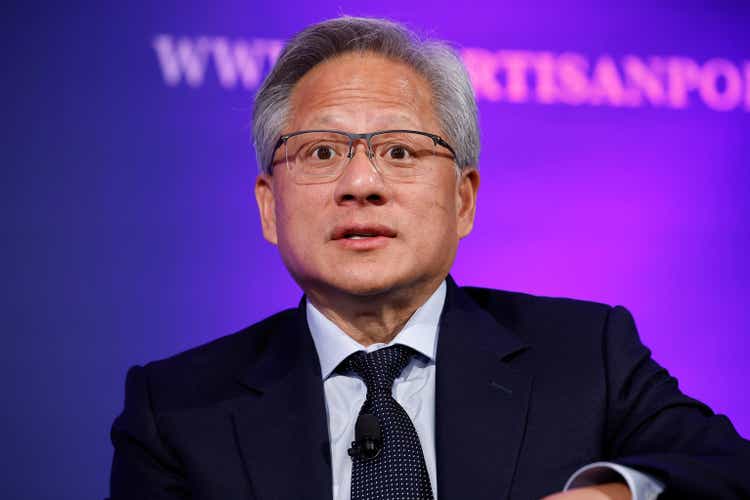 Nvidia CEO Jensen Huang Speaks At The Bipartisan Policy Center