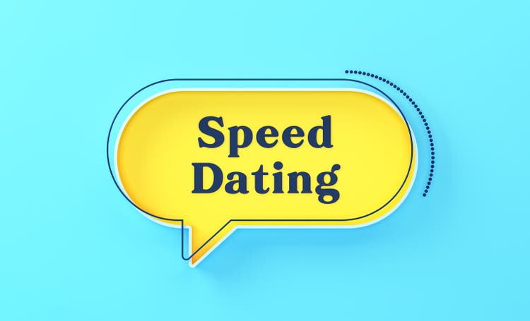 Speed Dating Speech Bubble