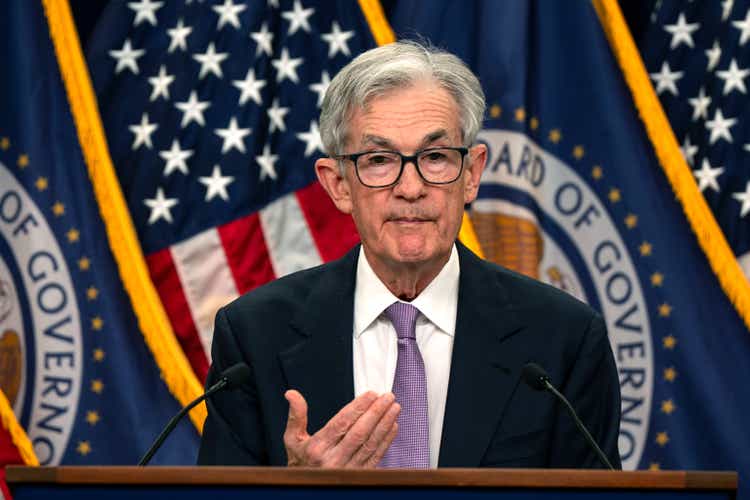 Federal Reserve Chair Jerome Powell Holds His Monthly Press Conference