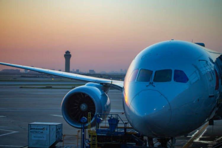 American Airlines Boeing 787 Aircraft at DFW Airport