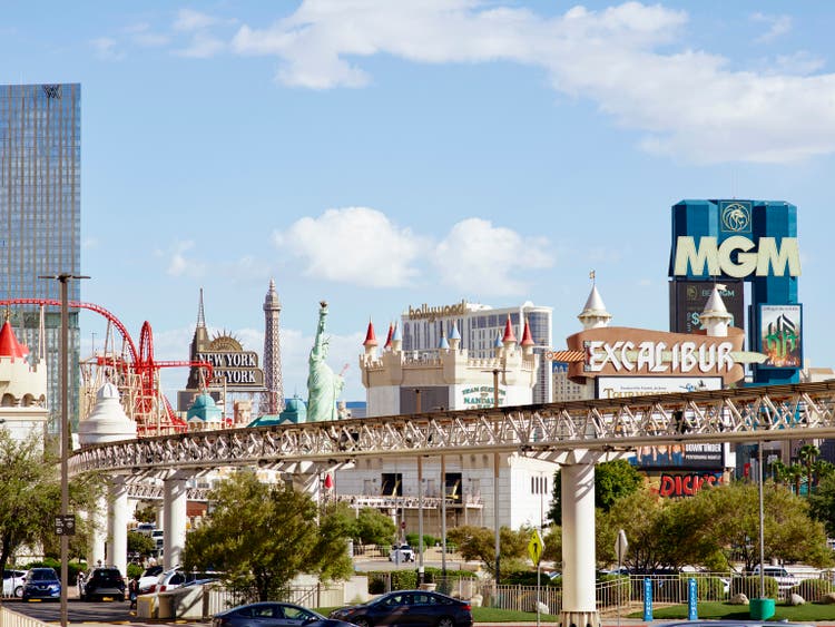 Las Vegas Strip in daytime