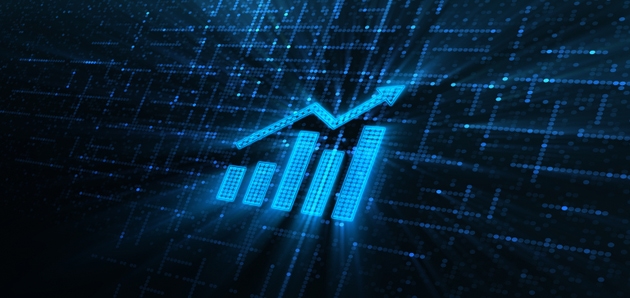 Financial Graph Stock Market Chart Investment Concept
