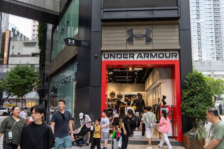 Under Armour store in Hong Kong