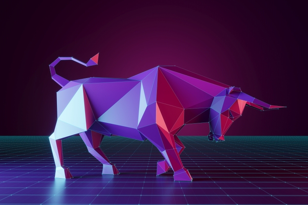 Bull market concept