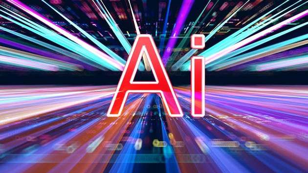 Abstract artificial intelligence network illustrating AI bubble and stock market risk