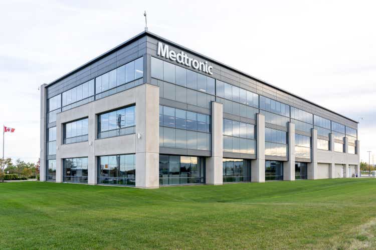 Medtronic at Canada Headquarters in Brampton, Ontario, Canada.