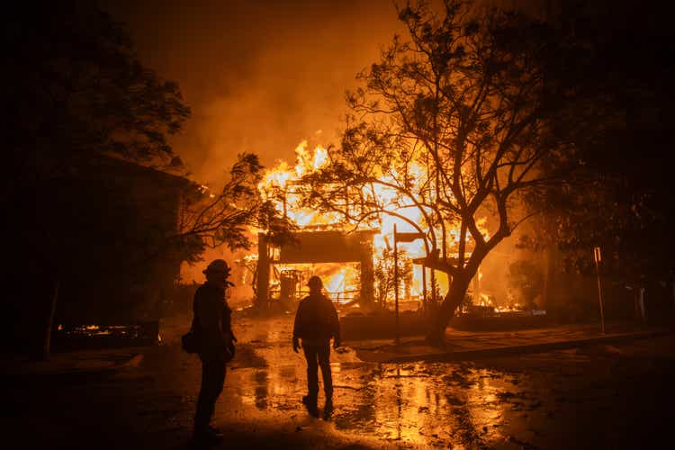 Powerful Winds Fuel Multiple Fires Across Los Angeles Area