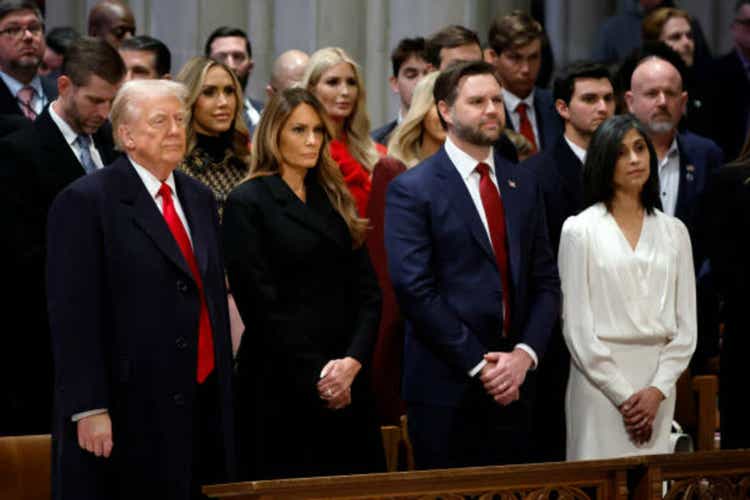 National Cathedral Holds A Service Of Prayer For The Nation