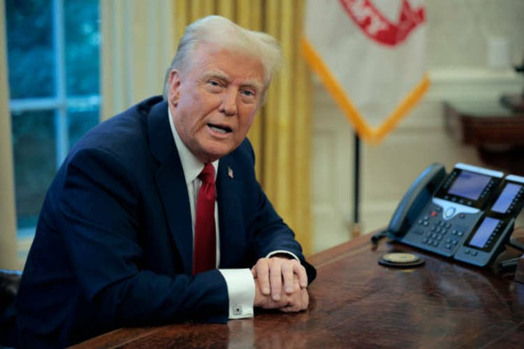 President Trump Announces Aviation Safety Executive Orders In The Oval Office Of White House