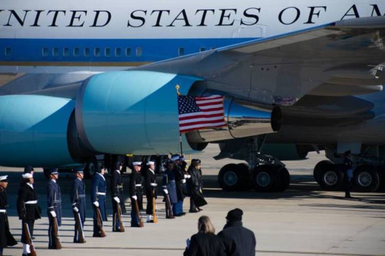 Boeing advances Air Force One repairs as windows, interior work ...